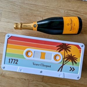 Veuve Clicquot Cassette Tape Case NEW